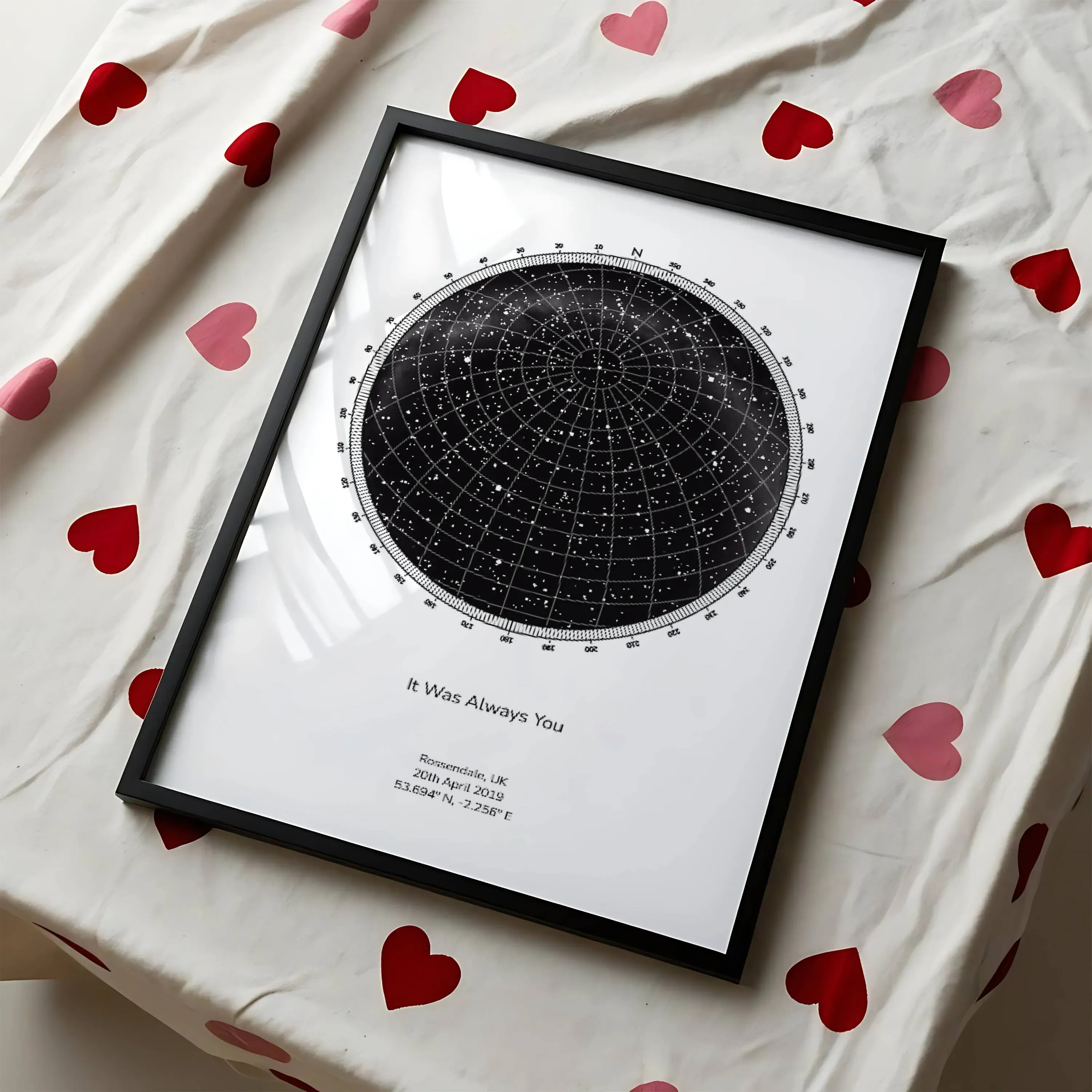 Star Maps Made in Manchester, UK (since 2018)