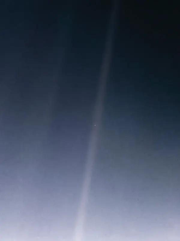 Pale Blue Dot | Voyager 1 fine art print
