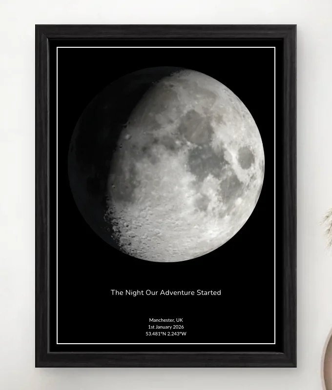 Live preview of a moon phase print