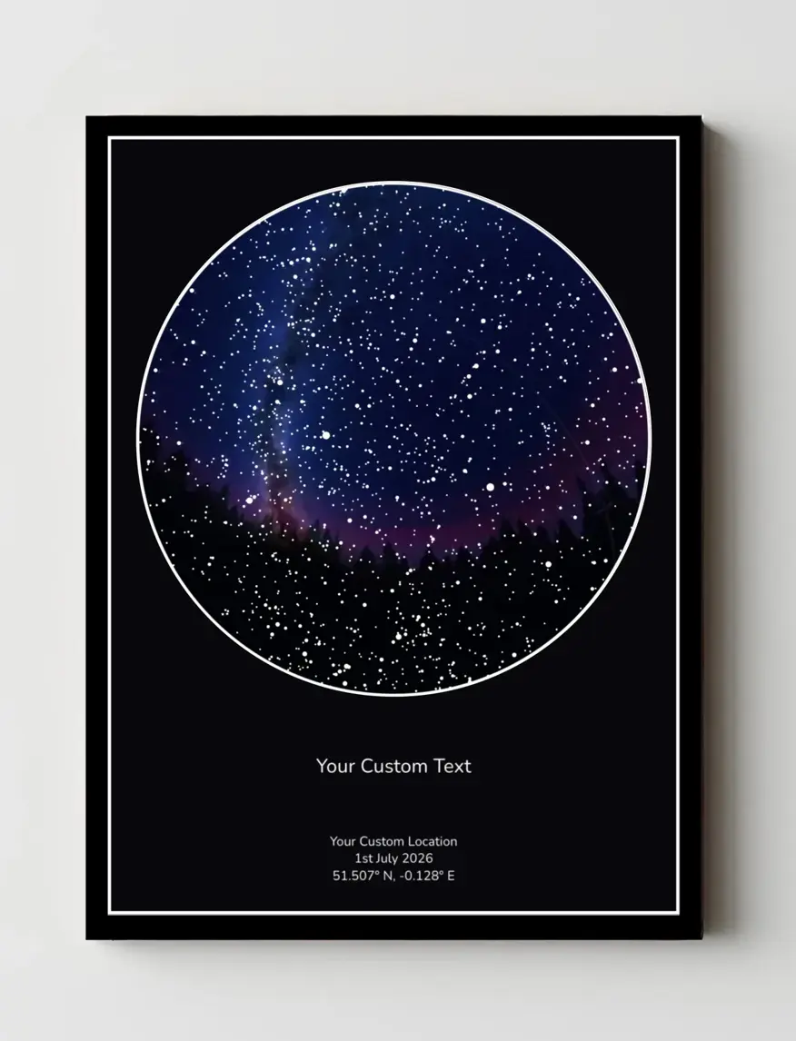 Mystic Night Star Map
