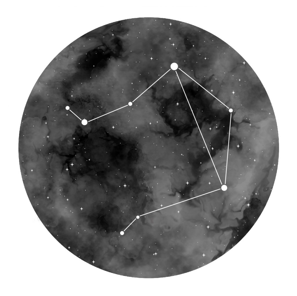 A picture of the Libra constellation.