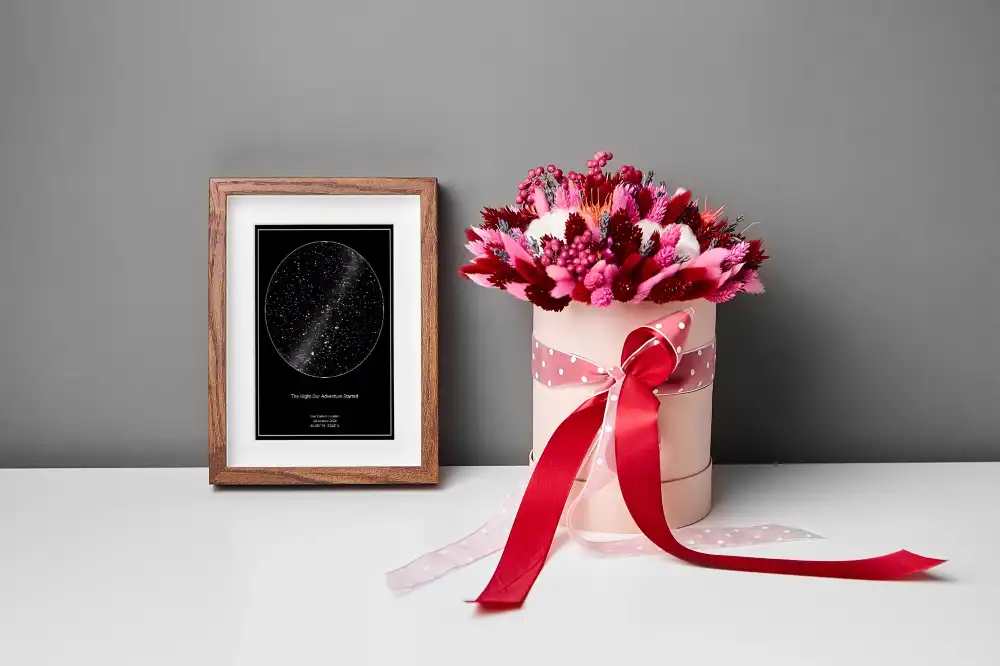Star map as a gift