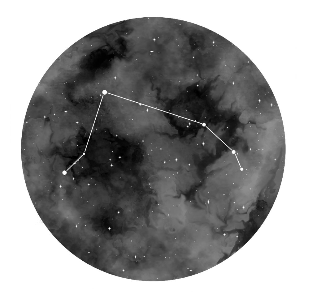 A picture of the Aries constellation.