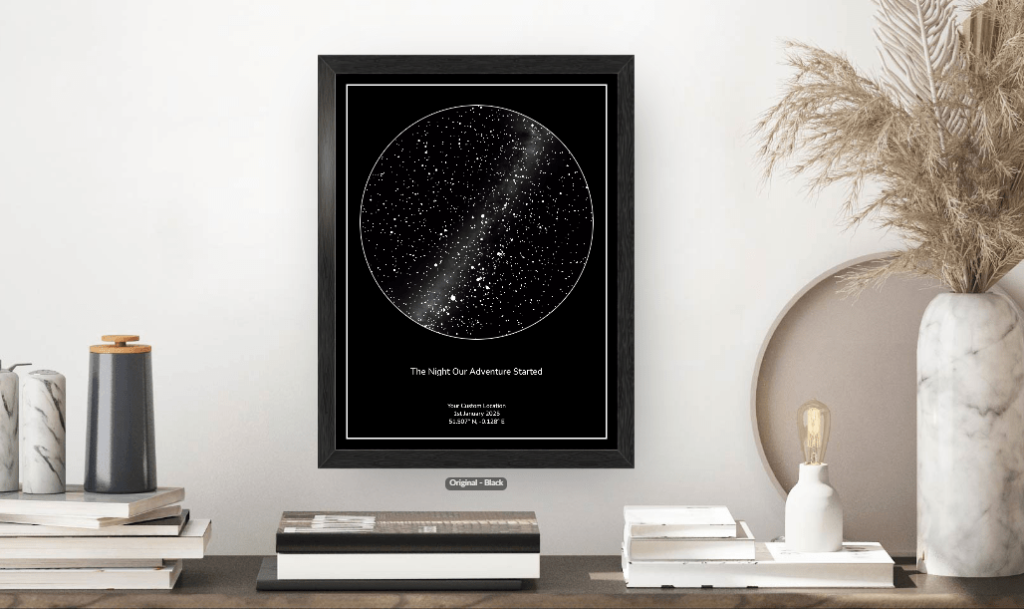 Where We Met Star Chart